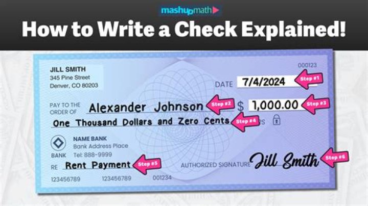 How do you write 5 million dollars on a check?