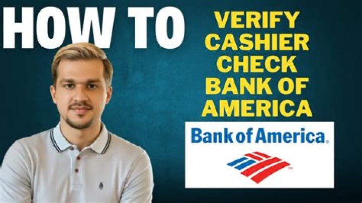 How does a bank verify checks?