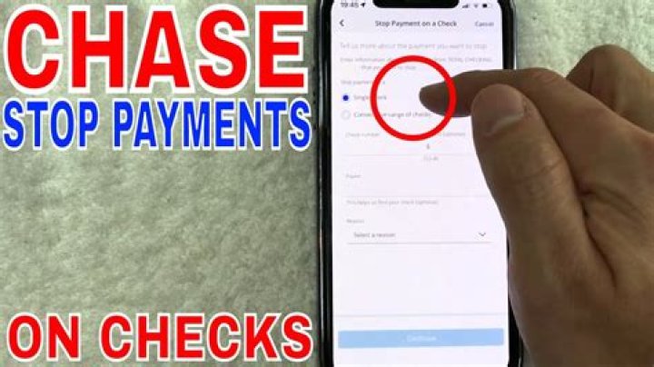 How long does it take to stop payment on a check?
