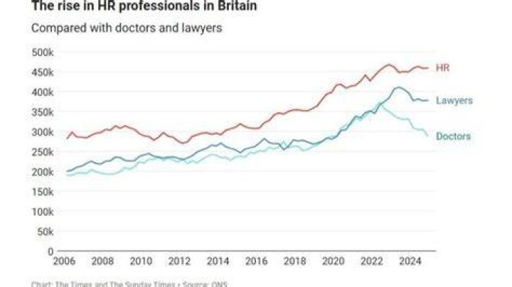 How many HR professionals are there nationwide?