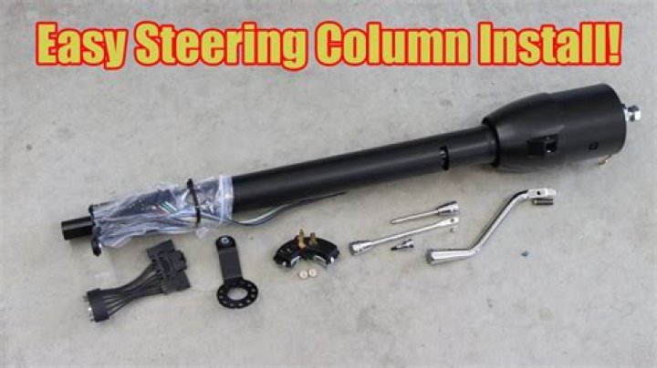What comes with a steering column?
