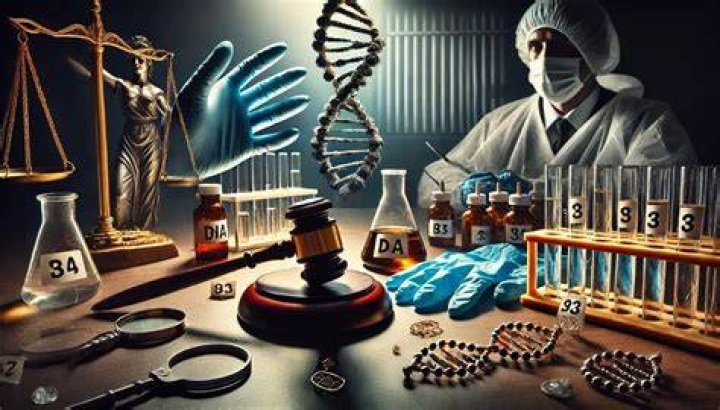 What do forensic scientists do with DNA?