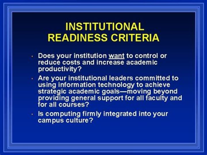 What does institutional control mean?