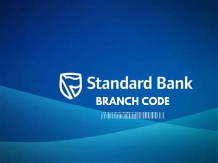 What is the branch code for Standard Bank?
