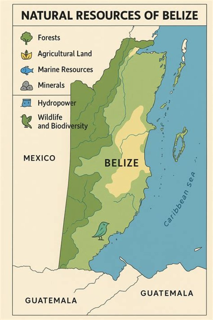 What natural resources does Belize produce?