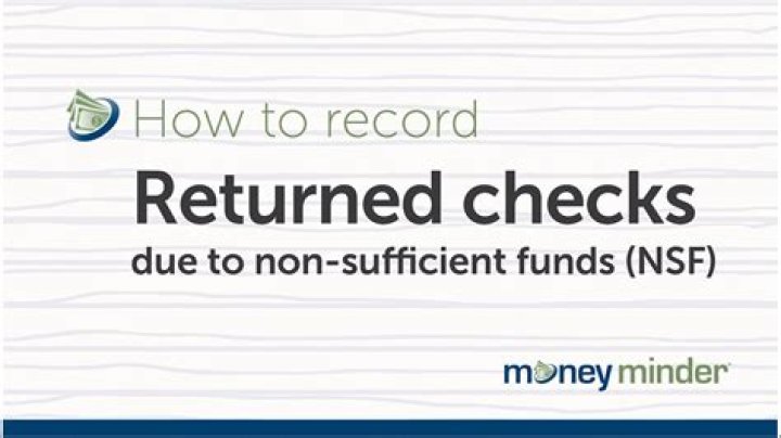 Why do checks get returned?